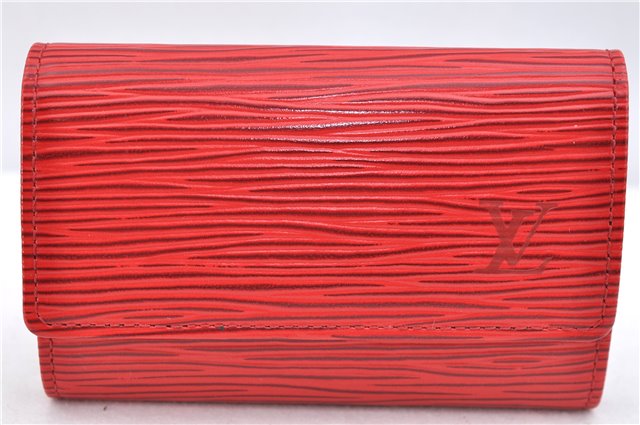 Authentic Louis Vuitton Epi Multicles 6 Key Case Red M63817 LV J3581