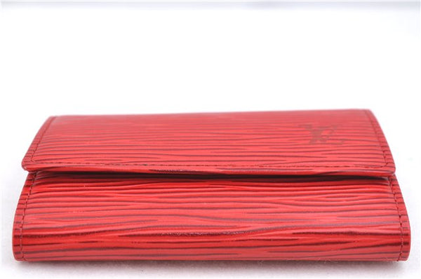 Authentic Louis Vuitton Epi Multicles 6 Key Case Red M63817 LV J3581
