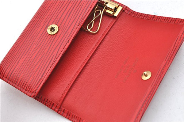 Authentic Louis Vuitton Epi Multicles 6 Key Case Red M63817 LV J3581
