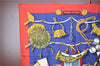 Authentic HERMES Carre 90 Scarf "Memoire d Hermes" Silk Red J3585