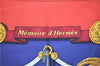 Authentic HERMES Carre 90 Scarf "Memoire d Hermes" Silk Red J3585