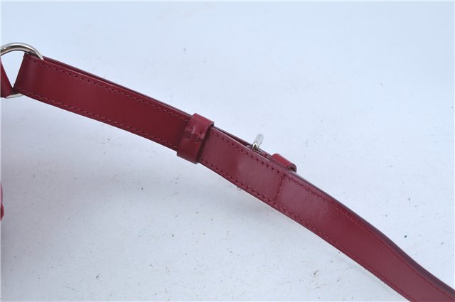 Authentic Louis Vuitton Epi Noe BB Shoulder Cross Bag Wine Red M40844 LV J3590