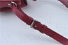 Authentic Louis Vuitton Epi Noe BB Shoulder Cross Bag Wine Red M40844 LV J3590