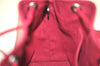Authentic Louis Vuitton Epi Noe BB Shoulder Cross Bag Wine Red M40844 LV J3590
