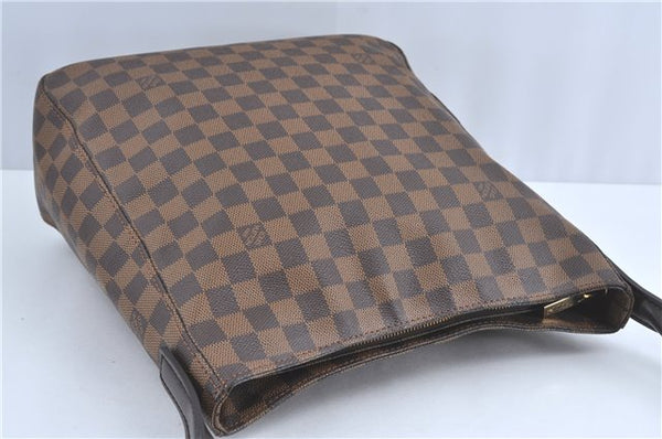 Authentic Louis Vuitton Damier Looping GM Shoulder Tote Bag N51144 LV Box J3591