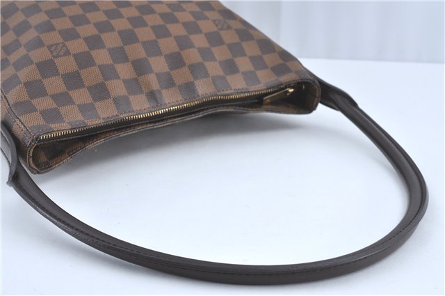 Authentic Louis Vuitton Damier Looping GM Shoulder Tote Bag N51144 LV Box J3591