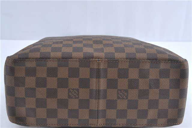 Authentic Louis Vuitton Damier Looping GM Shoulder Tote Bag N51144 LV Box J3591