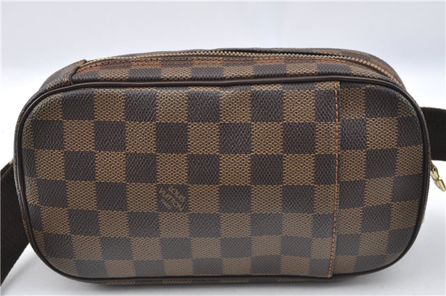 Auth Louis Vuitton Damier Pochette Gange Waist Bag N48048 SP Order LV Box J3593