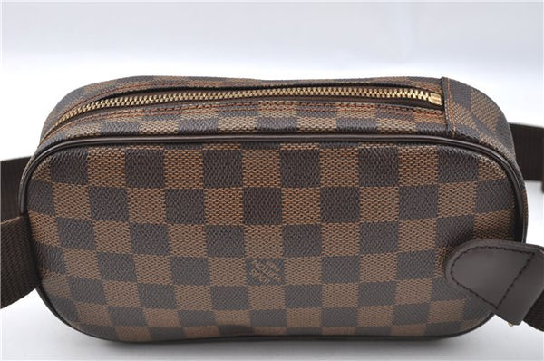 Auth Louis Vuitton Damier Pochette Gange Waist Bag N48048 SP Order LV Box J3593