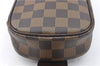 Auth Louis Vuitton Damier Pochette Gange Waist Bag N48048 SP Order LV Box J3593
