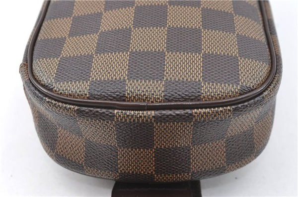 Auth Louis Vuitton Damier Pochette Gange Waist Bag N48048 SP Order LV Box J3593