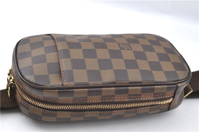 Auth Louis Vuitton Damier Pochette Gange Waist Bag N48048 SP Order LV Box J3593