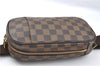 Auth Louis Vuitton Damier Pochette Gange Waist Bag N48048 SP Order LV Box J3593