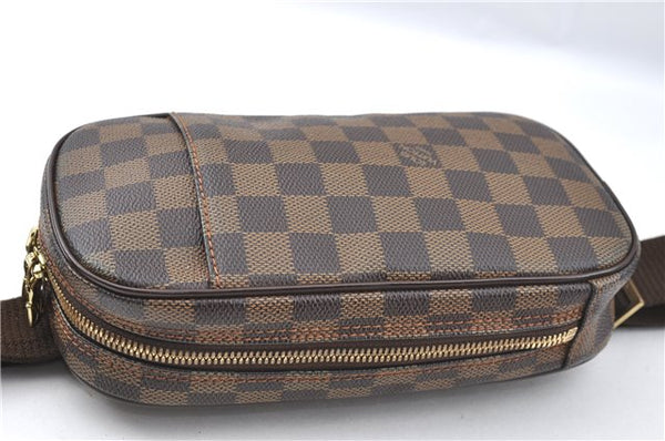 Auth Louis Vuitton Damier Pochette Gange Waist Bag N48048 SP Order LV Box J3593