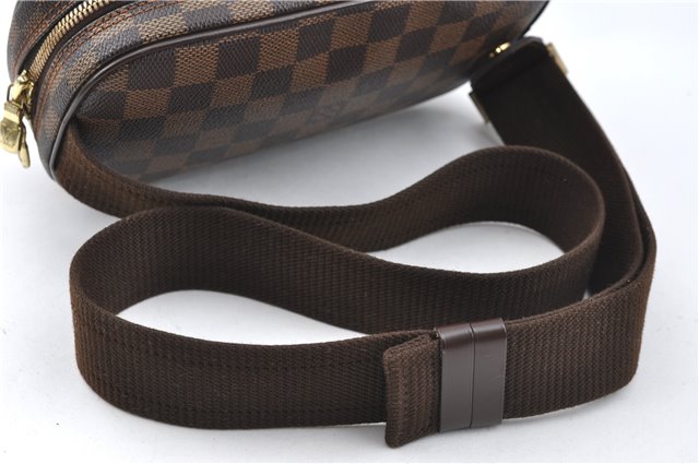 Auth Louis Vuitton Damier Pochette Gange Waist Bag N48048 SP Order LV Box J3593