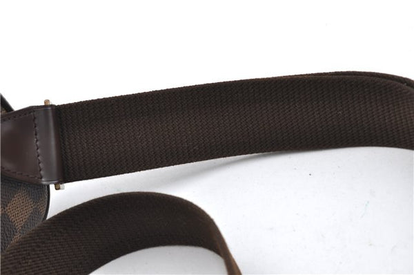 Auth Louis Vuitton Damier Pochette Gange Waist Bag N48048 SP Order LV Box J3593