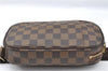 Auth Louis Vuitton Damier Pochette Gange Waist Bag N48048 SP Order LV Box J3593
