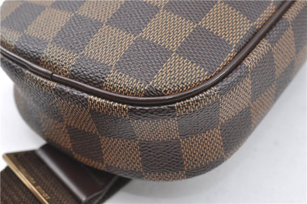 Auth Louis Vuitton Damier Pochette Gange Waist Bag N48048 SP Order LV Box J3593