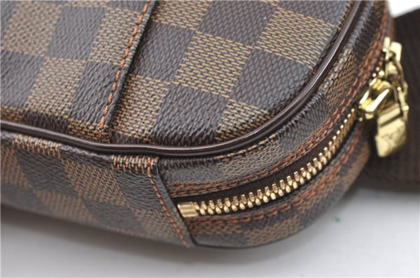 Auth Louis Vuitton Damier Pochette Gange Waist Bag N48048 SP Order LV Box J3593