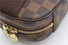 Auth Louis Vuitton Damier Pochette Gange Waist Bag N48048 SP Order LV Box J3593