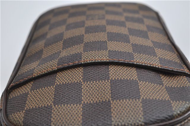 Auth Louis Vuitton Damier Pochette Gange Waist Bag N48048 SP Order LV Box J3593