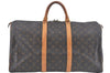 Authentic Louis Vuitton Monogram Keepall 50 Travel Boston Bag M41426 LV J3595