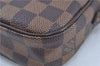 Authentic Louis Vuitton Damier Rift Shoulder Cross Body Bag N60009 LV J3612