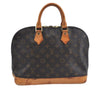 Authentic Louis Vuitton Monogram Alma Hand Bag Purse M51130 LV J3636