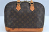 Authentic Louis Vuitton Monogram Alma Hand Bag Purse M51130 LV J3636