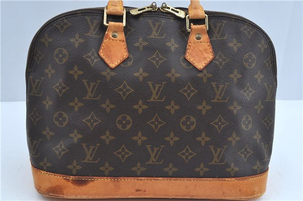 Authentic Louis Vuitton Monogram Alma Hand Bag Purse M51130 LV J3636