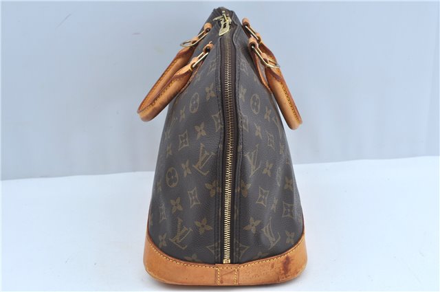 Authentic Louis Vuitton Monogram Alma Hand Bag Purse M51130 LV J3636