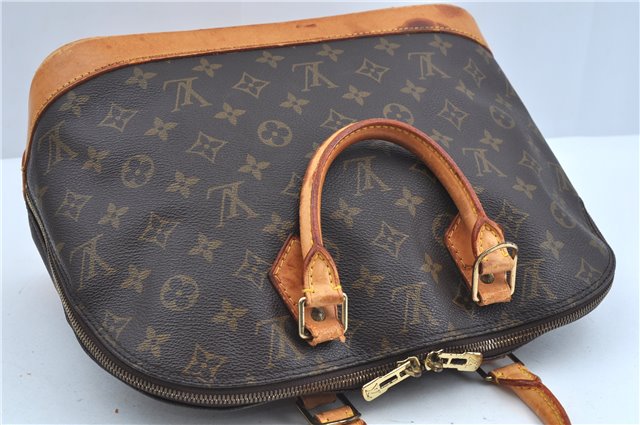 Authentic Louis Vuitton Monogram Alma Hand Bag Purse M51130 LV J3636