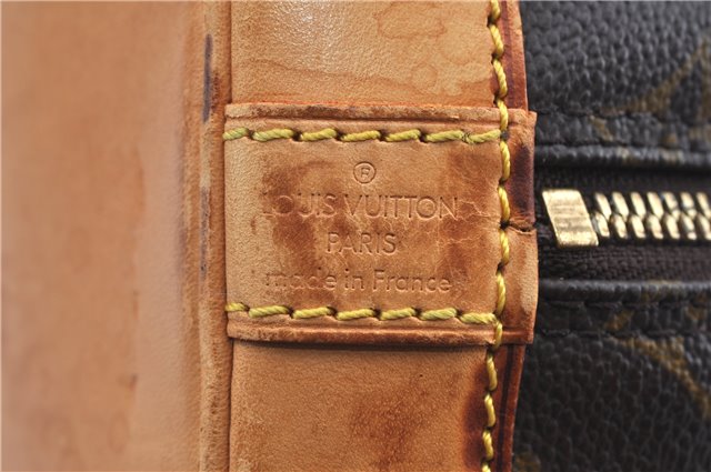 Authentic Louis Vuitton Monogram Alma Hand Bag Purse M51130 LV J3636
