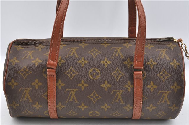 Authentic Louis Vuitton Monogram Papillon 30 Hand Bag Old Model LV J3638