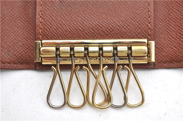 Authentic Louis Vuitton Monogram Multicles 6 Six Hooks Key Case M62630 LV J3675