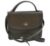 Authentic GUCCI 2Way Shoulder Crossbody Hand Bag Purse Leather Khaki Green J3685