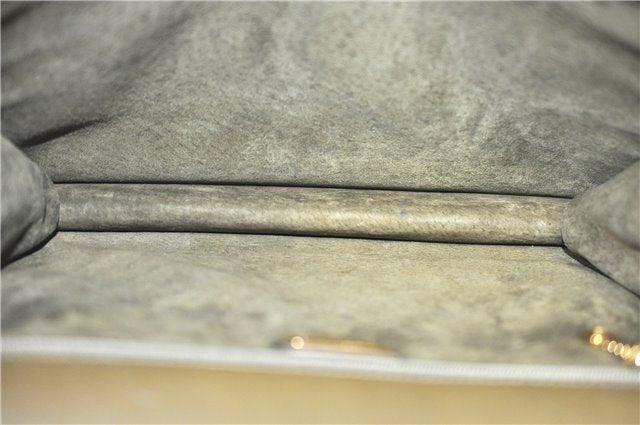 Authentic GUCCI 2Way Shoulder Crossbody Hand Bag Purse Leather Khaki Green J3685