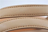 Authentic BURBERRY Vintage Leather Hand Bag Purse Beige Orange J3748