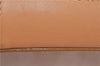 Authentic BURBERRY Vintage Leather Hand Bag Purse Beige Orange J3748