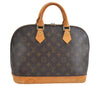 Authentic Louis Vuitton Monogram Alma Hand Bag Purse M51130 LV J3763