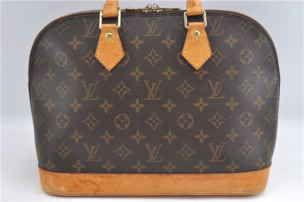 Authentic Louis Vuitton Monogram Alma Hand Bag Purse M51130 LV J3763