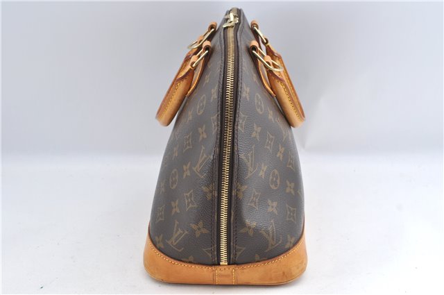 Authentic Louis Vuitton Monogram Alma Hand Bag Purse M51130 LV J3763