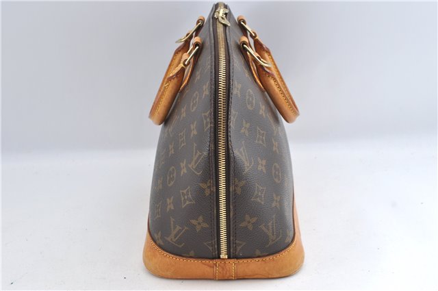 Authentic Louis Vuitton Monogram Alma Hand Bag Purse M51130 LV J3763