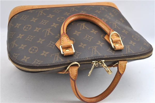 Authentic Louis Vuitton Monogram Alma Hand Bag Purse M51130 LV J3763