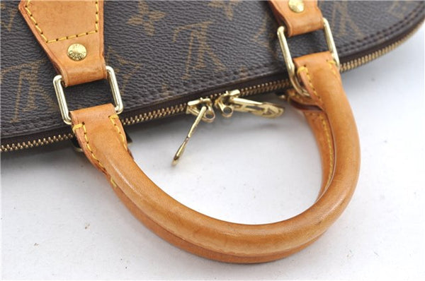 Authentic Louis Vuitton Monogram Alma Hand Bag Purse M51130 LV J3763