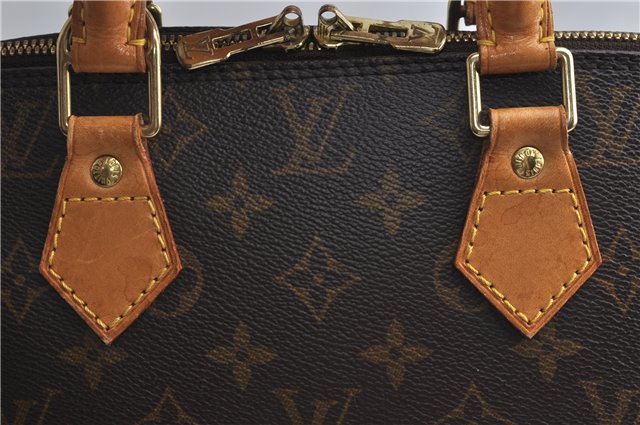 Authentic Louis Vuitton Monogram Alma Hand Bag Purse M51130 LV J3763