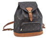 Authentic Louis Vuitton Monogram Montsouris MM Backpack M51136 LV J3764