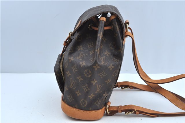Authentic Louis Vuitton Monogram Montsouris MM Backpack M51136 LV J3764