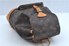Authentic Louis Vuitton Monogram Montsouris MM Backpack M51136 LV J3764