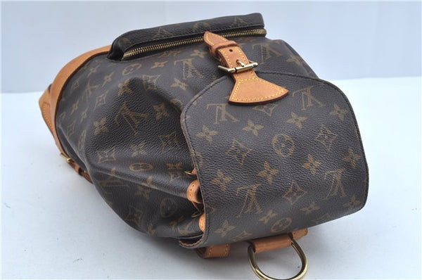 Authentic Louis Vuitton Monogram Montsouris MM Backpack M51136 LV J3764